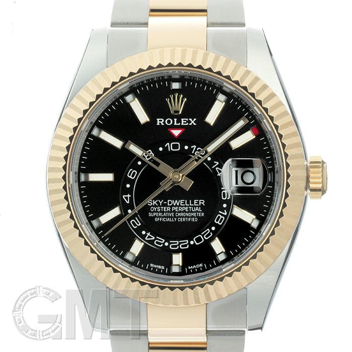 中古)ROLEX ロレックス スカイドゥエラー 326933 ブラック（商品ID