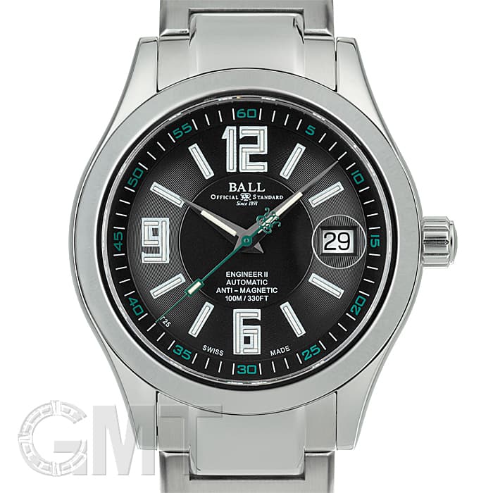 あくたろうBALL WATCH エンジニア2 アラビック 中古)BALL WATCH ボールウォッチ エンジニアII アラビック ブラック