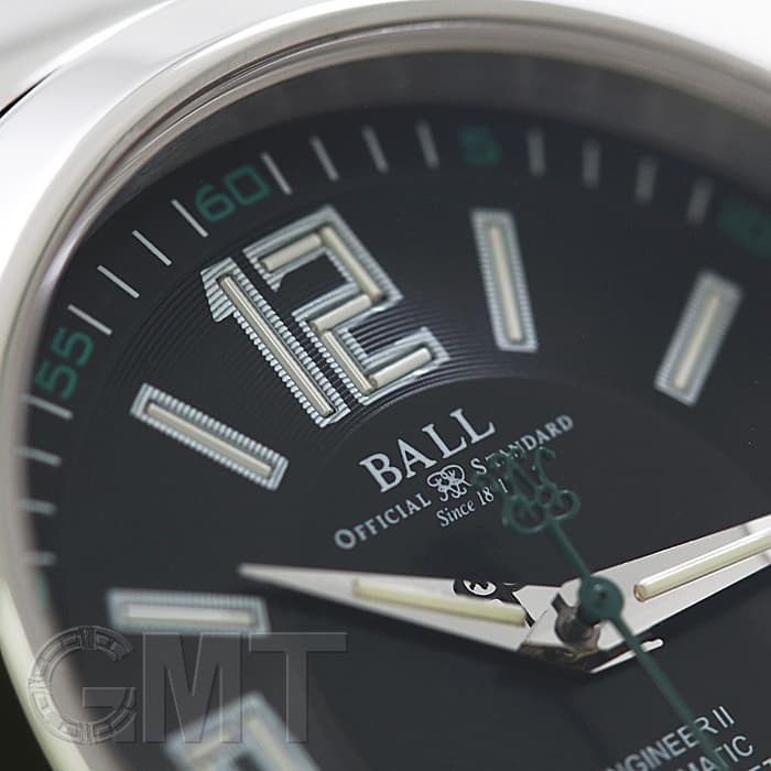 中古)BALL WATCH ボールウォッチ エンジニアII アラビック ブラック