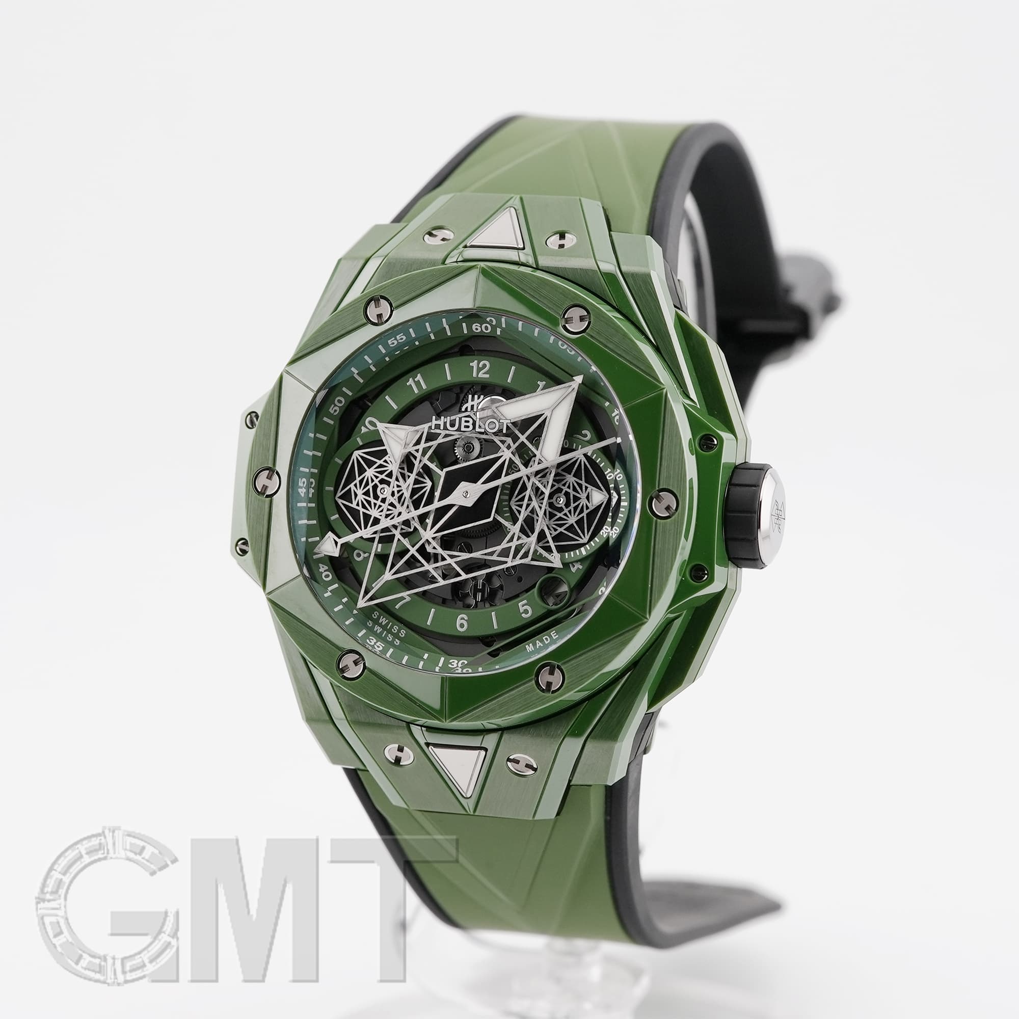 中古)HUBLOT ウブロ ビッグバン ウニコ サンブルーII グリーン