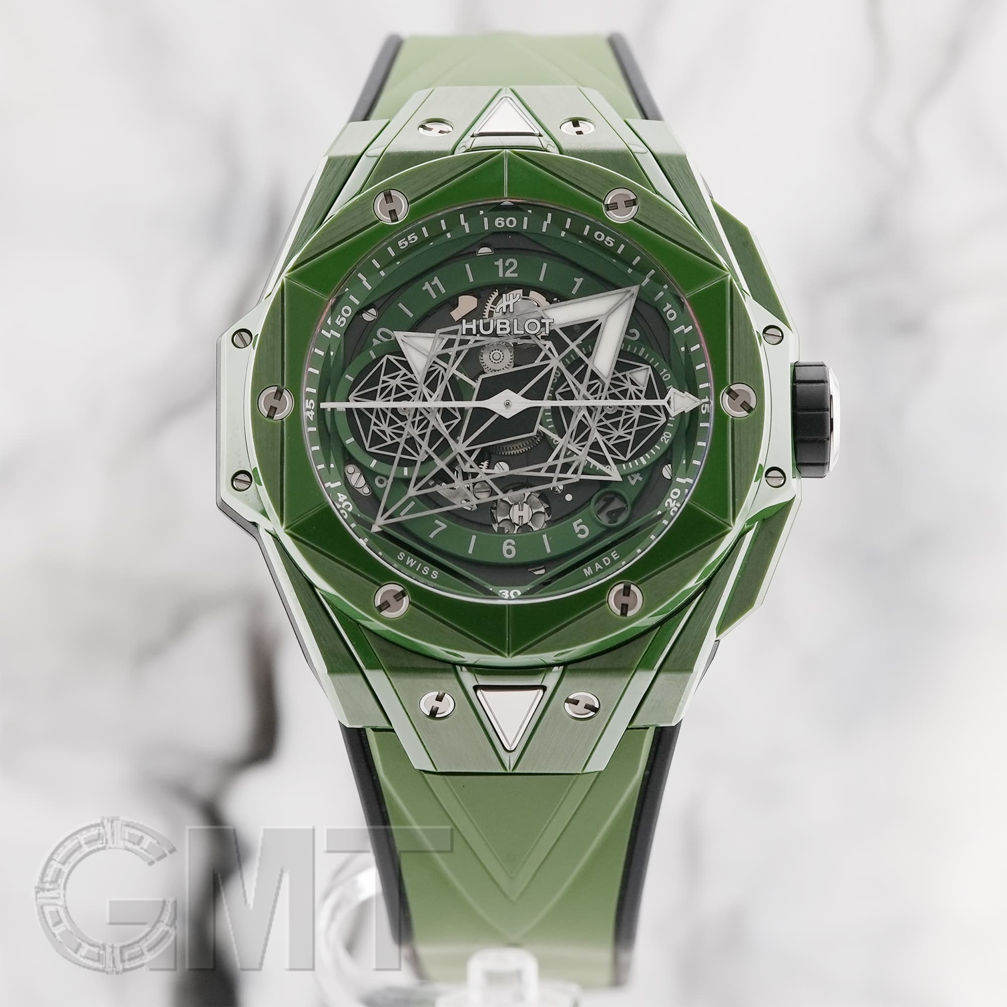 中古)HUBLOT ウブロ ビッグバン ウニコ サンブルーII グリーン