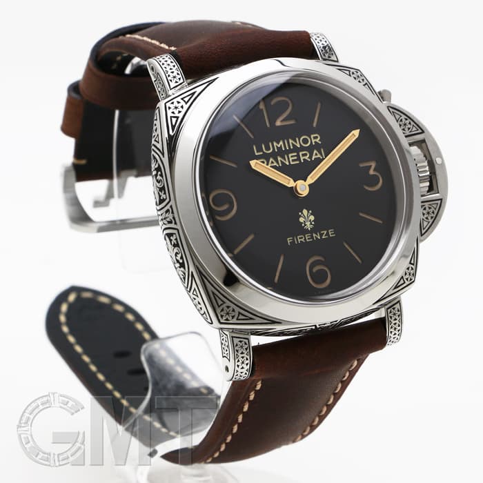 オフィチーネパネライ　未使用品カーフレザー　ポンテヴェッキオ 新品)OFFICINE PANERAI オフィチーネ パネライ ルミノール 1950 3DAYS