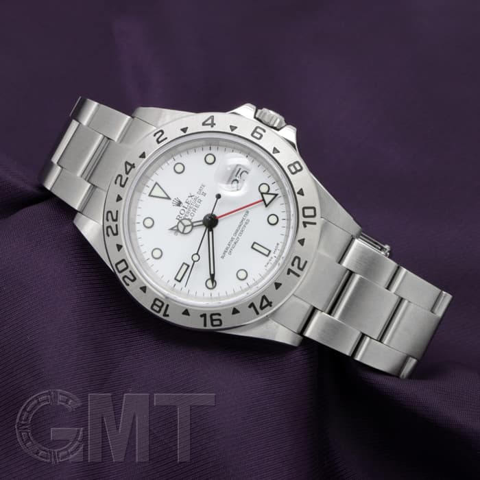 中古)ROLEX ロレックス エクスプローラー II 16570 ホワイト（商品ID
