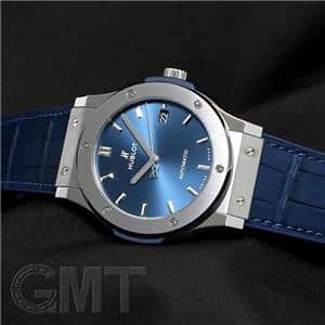 HUBLOT ウブロ クラシック フュージョン チタニウム 45mm ブルー 511.NX.7170.LR メイン