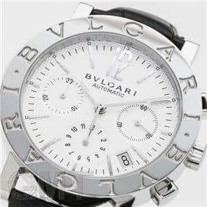 BVLGARI ブルガリ ブルガリ・ブルガリ クロノグラフ ホワイト BB38WSLDCH メイン