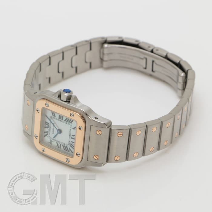 中古)CARTIER カルティエ サントス ガルベ SM PG×SS MOP W20103C4