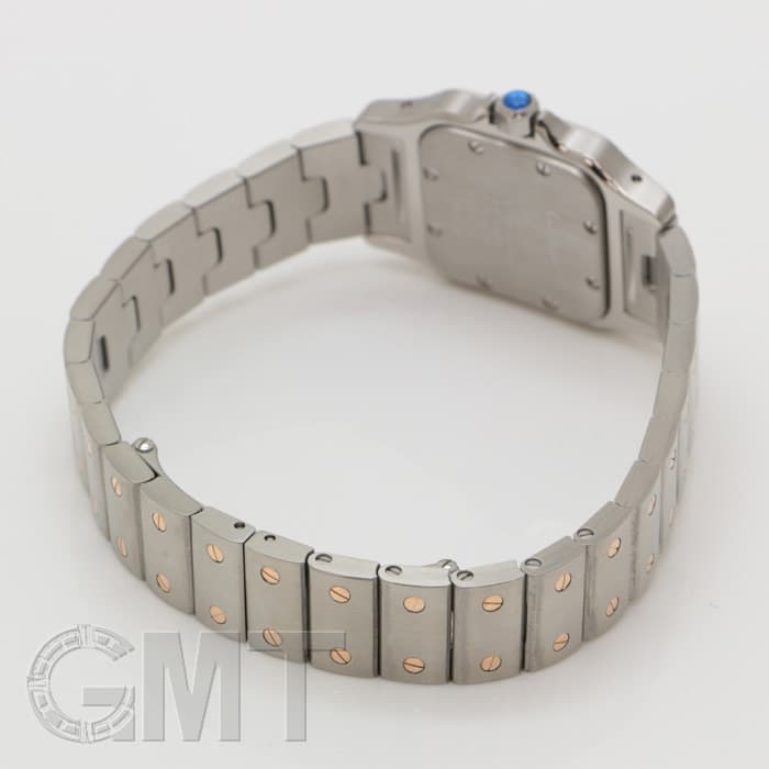 中古)CARTIER カルティエ サントス ガルベ SM PG×SS MOP W20103C4