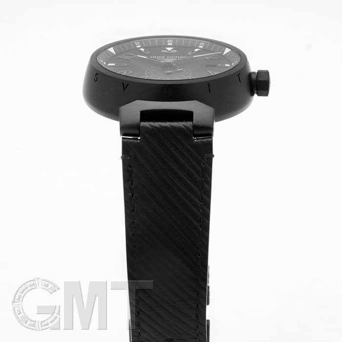 ルイヴィトン LOUIS VUITTON Q1D22Z タンブール 腕時計 ブラック文字盤 メンズ【中古】 中古)LOUIS VUITTON ルイ・ヴィトン タンブール Q1D22Z ブラック（商品