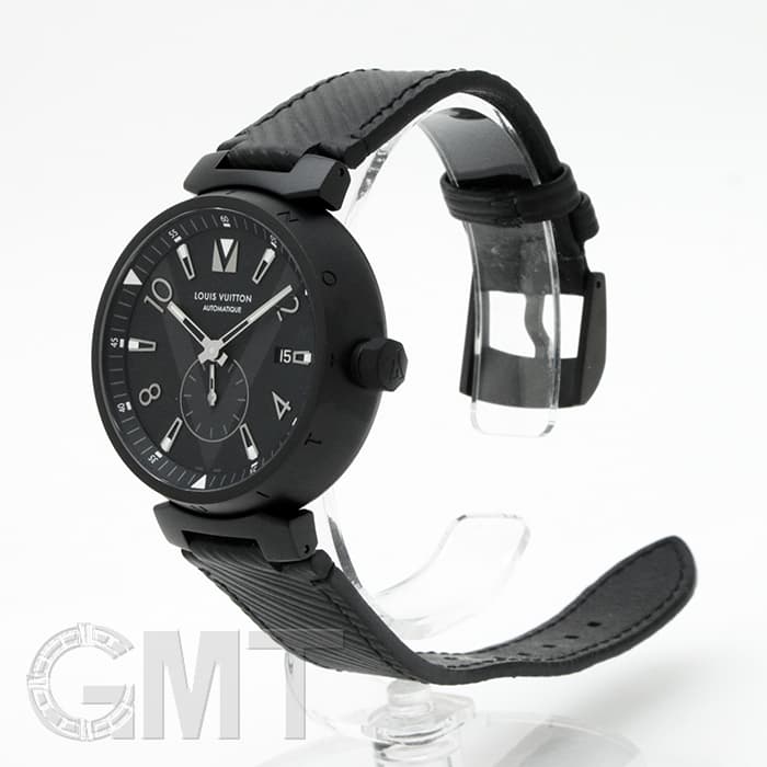 ルイヴィトン LOUIS VUITTON Q1D22Z タンブール 腕時計 ブラック文字盤 メンズ【中古】 中古)LOUIS VUITTON ルイ・ヴィトン タンブール Q1D22Z ブラック（商品