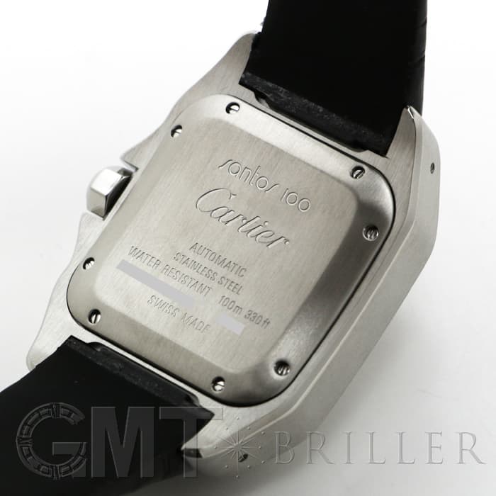 な*ん様 カルティエ　サントス　クオーツ　SS 中古)CARTIER カルティエ サントス 100 MM W20106X8（商品ID