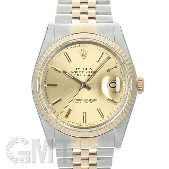 中古)ROLEX ロレックス デイトジャスト 36 16233 シャンパン（商品ID
