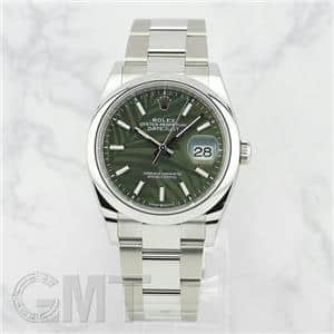 ROLEX ロレックス デイトジャスト 36 126200 オリーブグリーンパーム オイスターブレスレット メイン