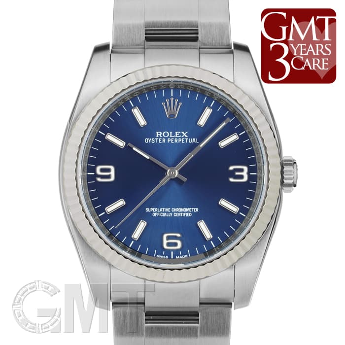 arata223art専用、日曜日まで 中古)ROLEX ロレックス オイスターパーペチュアル 116034 ブルー（商品