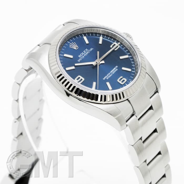 中古)ROLEX ロレックス オイスターパーペチュアル 116034 ブルー（商品