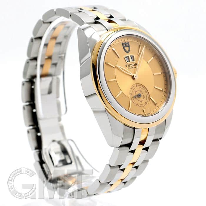 新品)TUDOR チューダー グラマー ダブルデイト M57003-0003 シャンパン