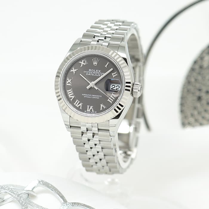 中古 ロレックス ROLEX 279174 ランダムシリアル グレー レディース 腕時計 楽天市場】【中古】 ロレックス ROLEX レディ デイトジャスト 28