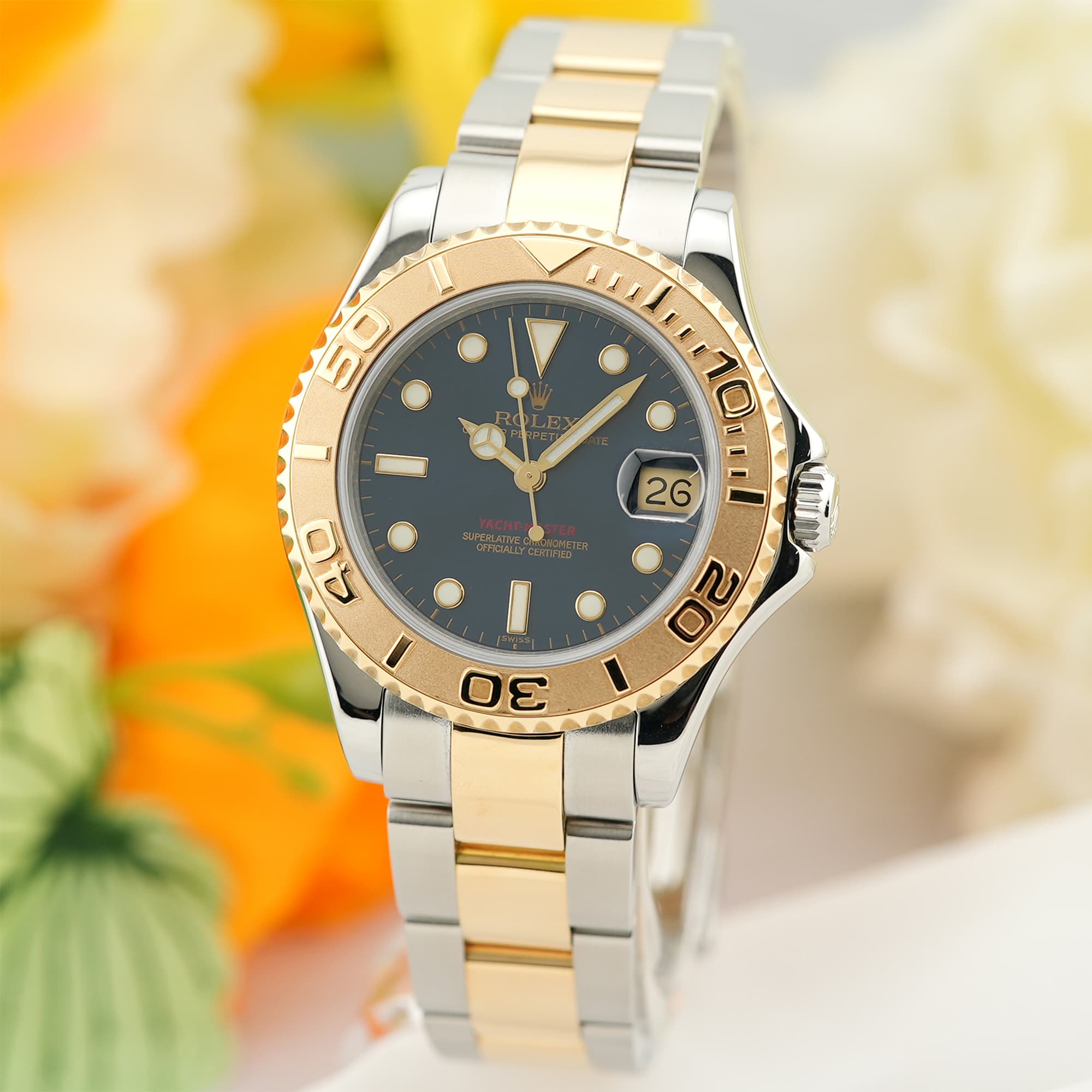 中古)ROLEX ロレックス ヨットマスター 68623 ブルー（商品ID