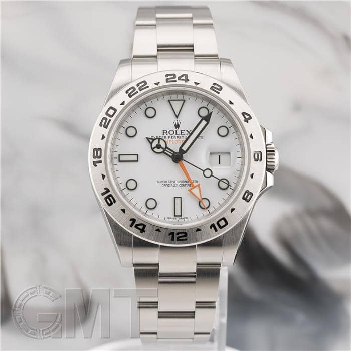 中古)ROLEX ロレックス エクスプローラー II 216570 ホワイト（商品ID