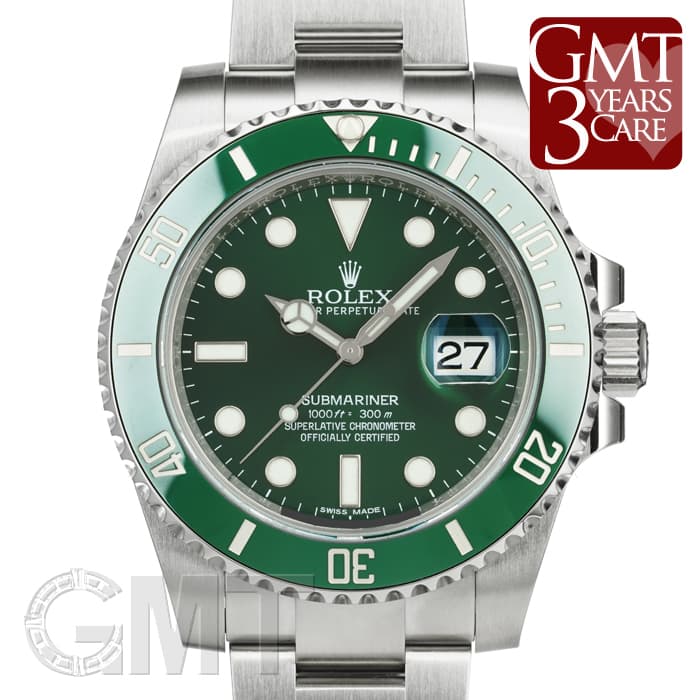 サブマリーナー グリーン　116610LV 美品 中古)ROLEX ロレックス サブマリーナー デイト 116610LV