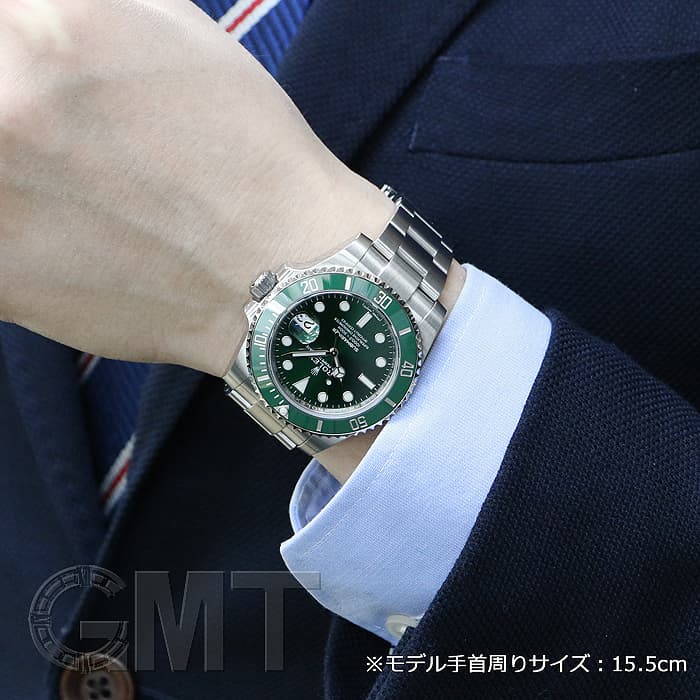 サブマリーナー グリーン　116610LV 美品 中古)ROLEX ロレックス サブマリーナー デイト 116610LV