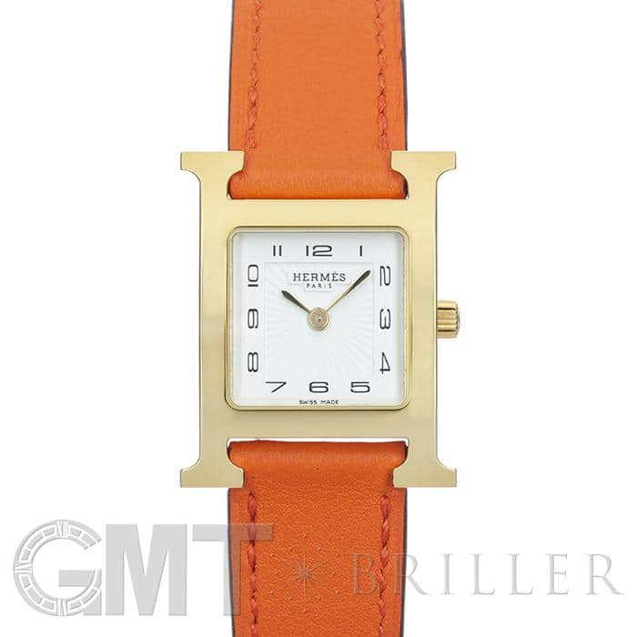 新品)HERMES エルメス Hウォッチ HH1.201.131/SW931 ゴールドプレー