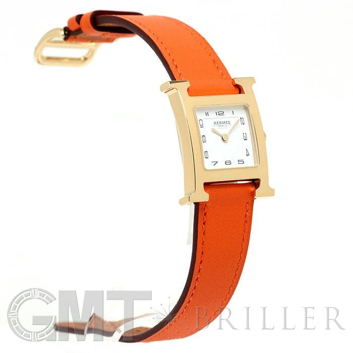 新品)HERMES エルメス Hウォッチ HH1.201.131/SW931 ゴールドプレー