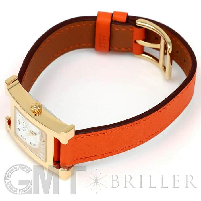 新品)HERMES エルメス Hウォッチ HH1.201.131/SW931 ゴールドプレー