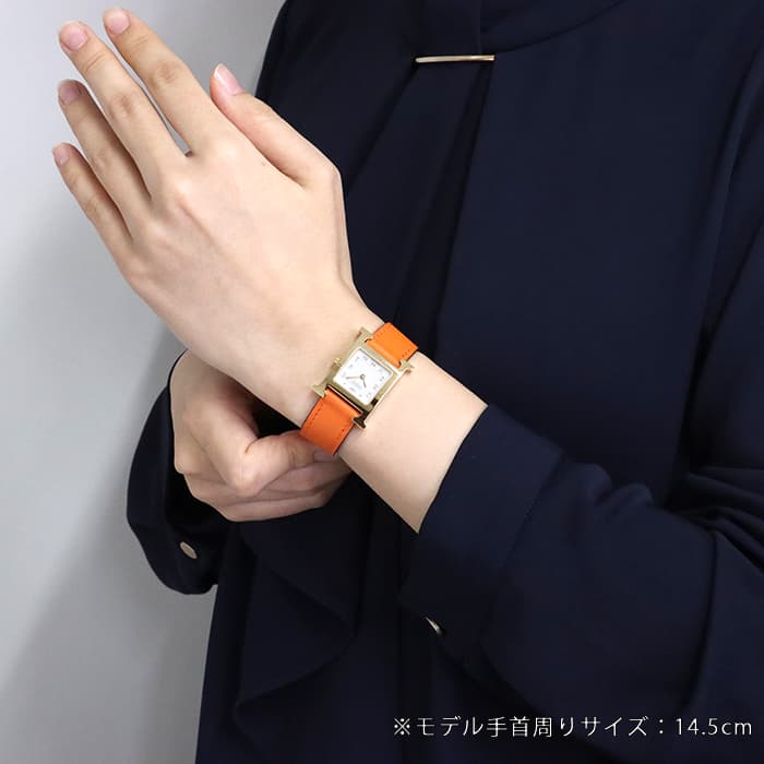 エルメス 時計 新品 新品)HERMES エルメス Hウォッチ HH1.210.131.SW1L グリーン（商品ID