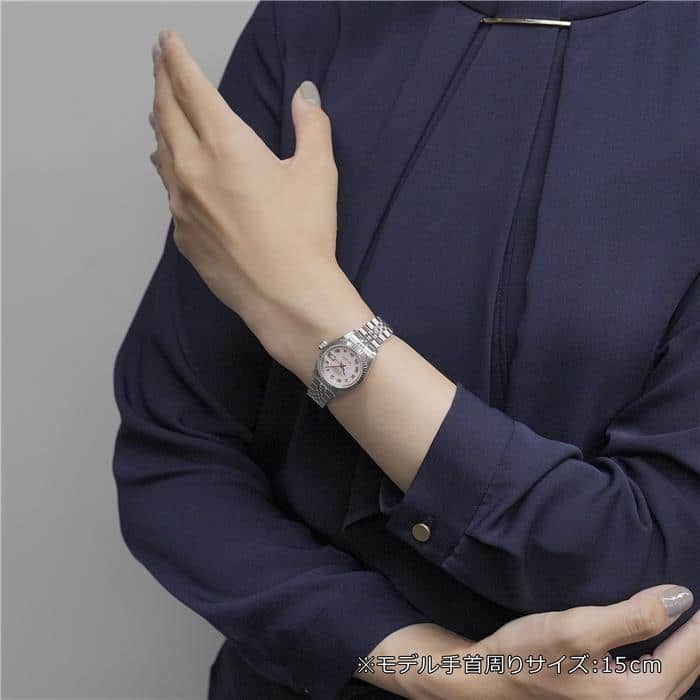 中古)ROLEX ロレックス デイトジャスト 79174NRD ピンクシェル