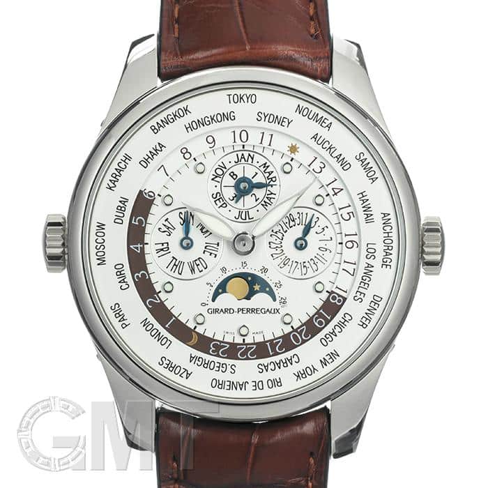 【GIRARD-PERREGAUX】ジラール・ペルゴ WW.TC ワールドタイム クロノグラフ 4980 自動巻き メンズ_738235【ev20】