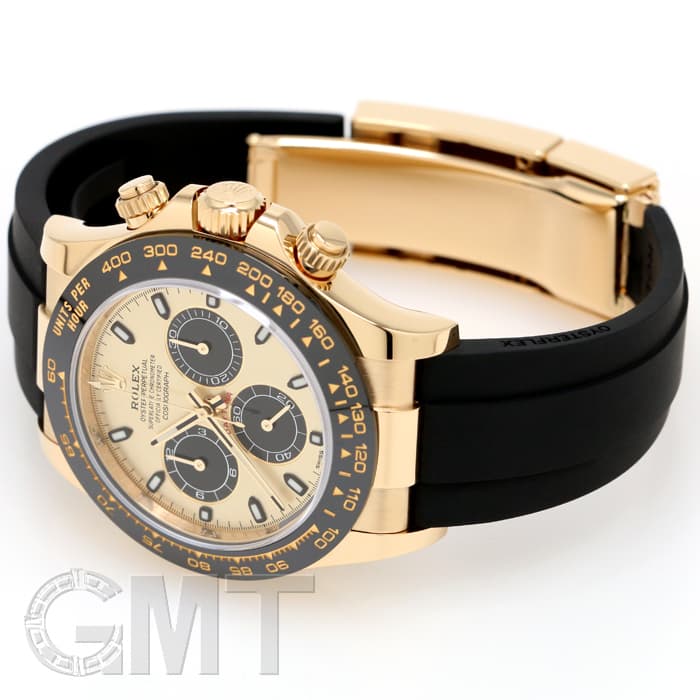 中古)ROLEX ロレックス デイトナ 116518LN シャンパン/ブラック ラバー