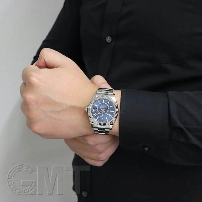 中古)ROLEX ロレックス スカイドゥエラー 326934 ブルー オイスター