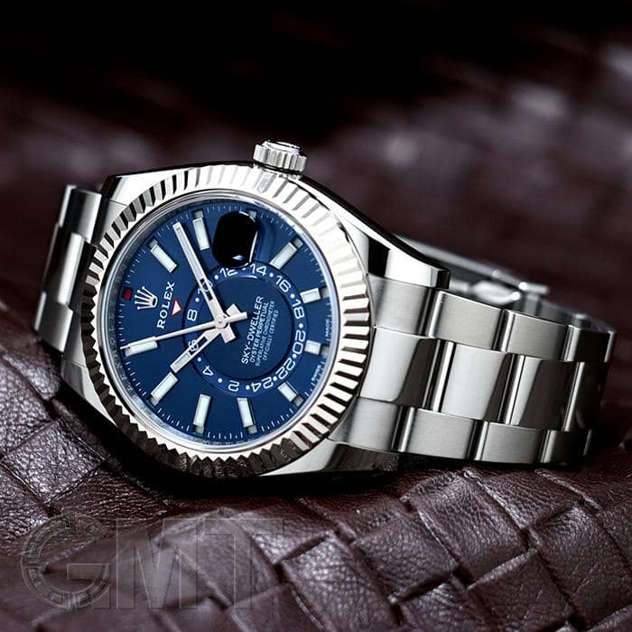 【期間限定】ロレックス スカイドゥエラー 326934用 オイスターブレス 326934 ROLEX（ロレックス） スカイドゥエラー ブルー/3列