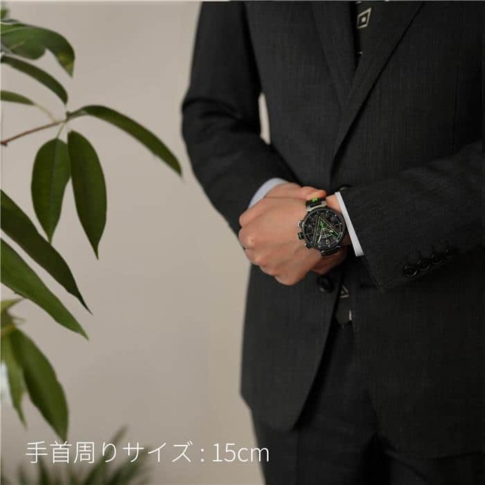 ヴィトン　時計　ダミエグラフィット　ラバー　ベルト ルイ·ヴィトン「タンブール クロノグラフ ダミエ·グラフィット