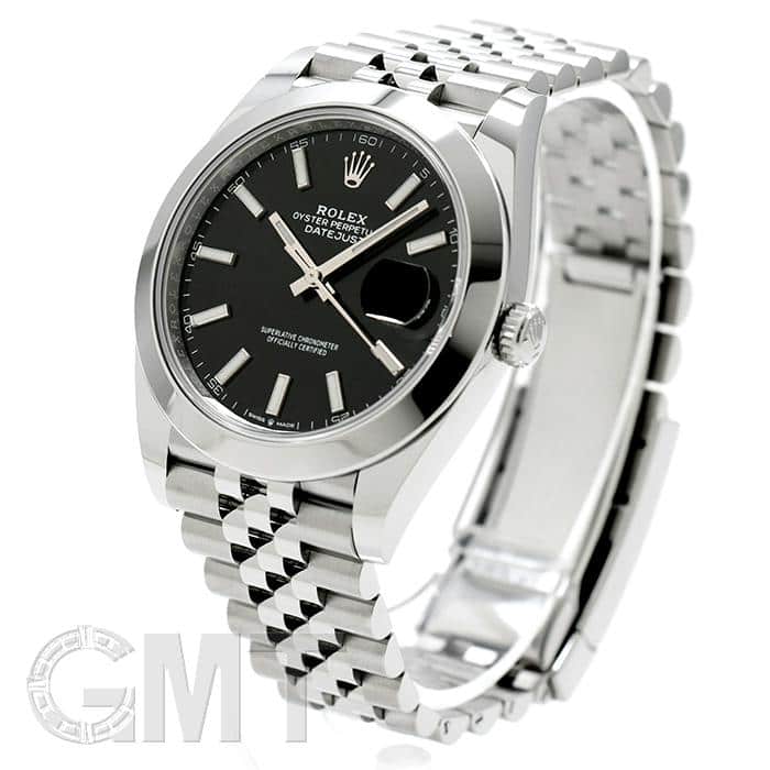 新品)ROLEX ロレックス デイトジャスト 41 126300 ブラック ジュビリー