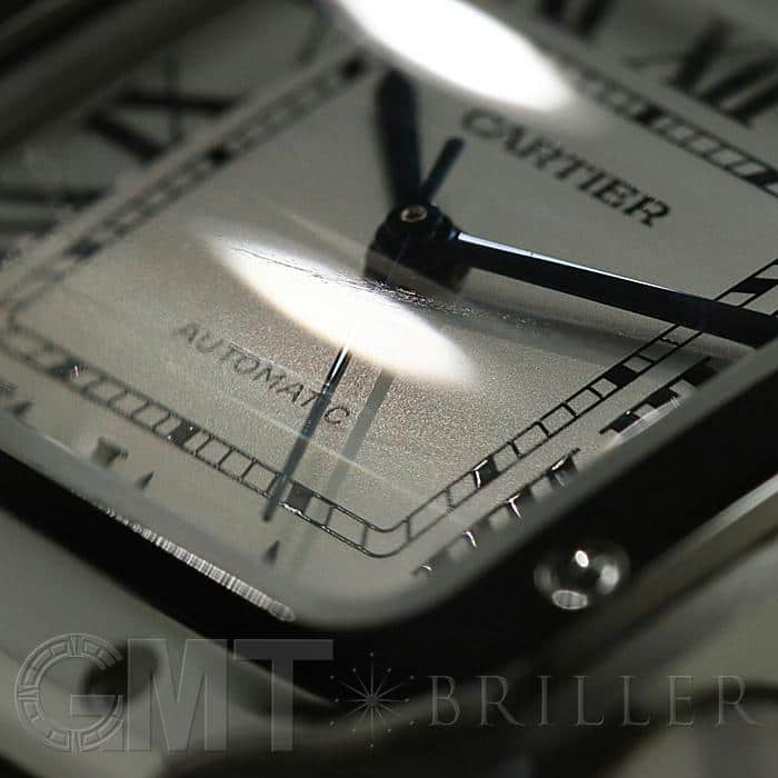 ［正規品］CartierサントスドゥカルティエMM WSSA0010 WSSA0018 シルバー Cartier（カルティエ）サントス ドゥ カルティエLM