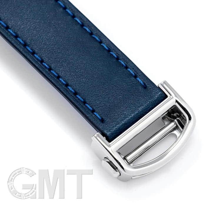 Cartier サントスドゥカルティエLM用ストラップ　　スパークルネイビー 中古)CARTIER カルティエ サントス ドゥ カルティエ LM WSSA0030