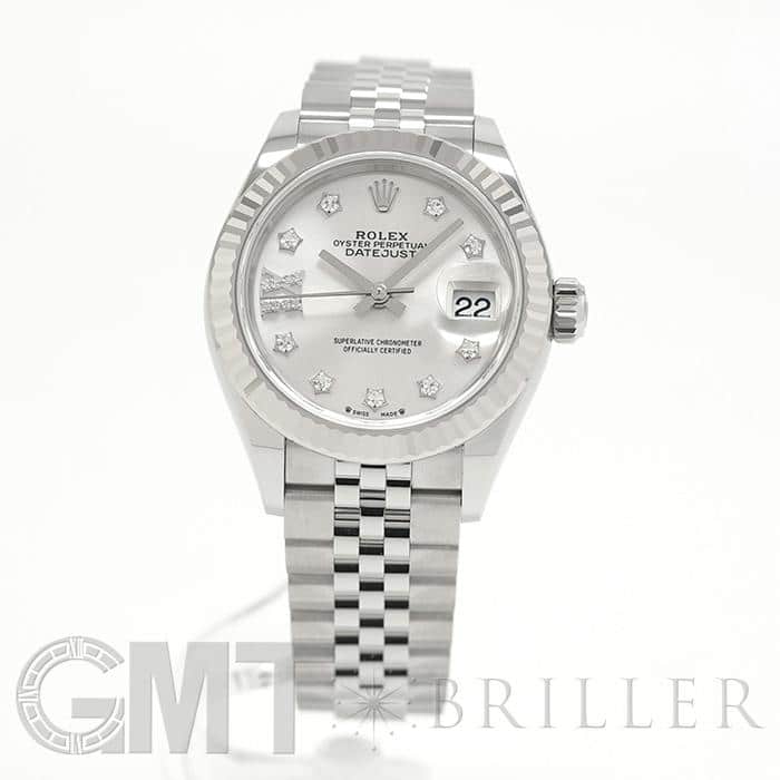 中古)ROLEX ロレックス デイトジャスト 279174G シルバー Ⅸダイヤ
