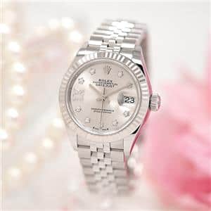 中古)ROLEX ロレックス デイトジャスト 279174G シルバー Ⅸダイヤ