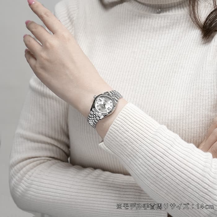 中古)ROLEX ロレックス デイトジャスト 279174G シルバー Ⅸ