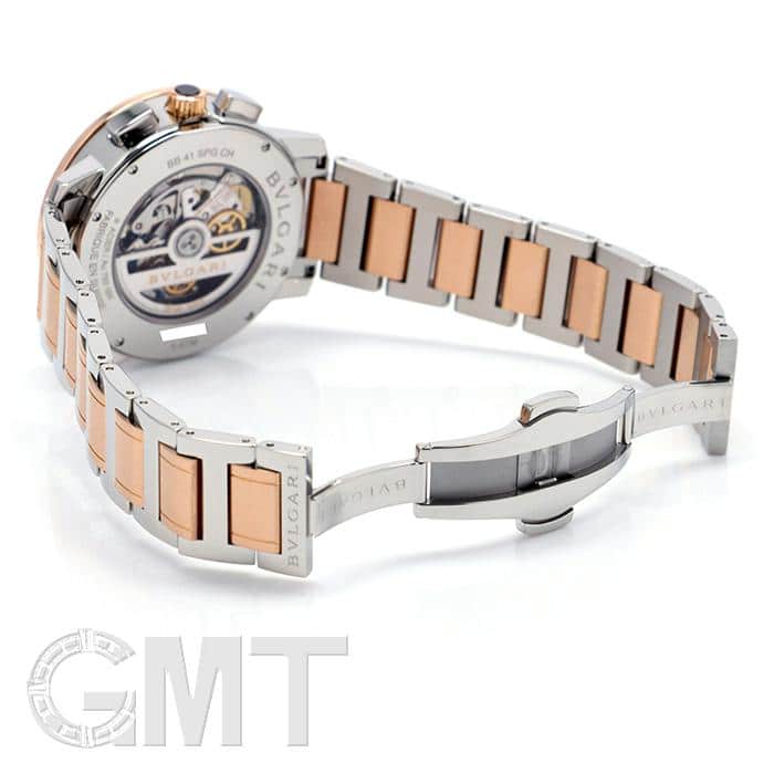 中古)BVLGARI ブルガリ ブルガリ・ブルガリ クロノグラフ BB41BSPGDCH