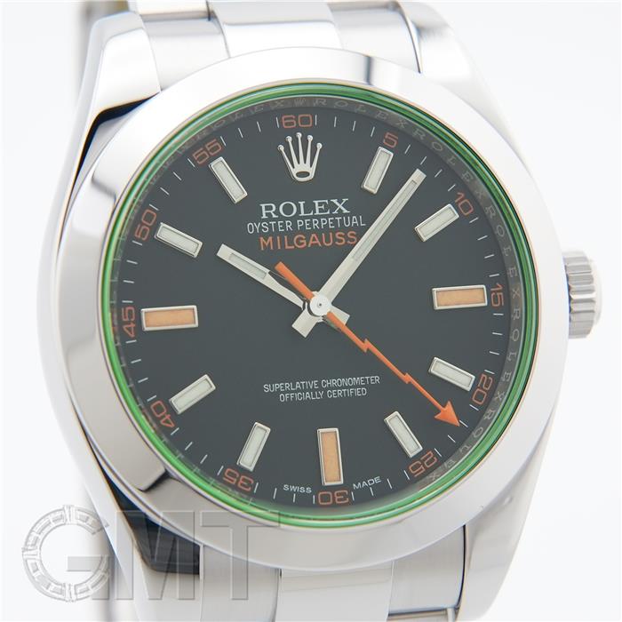 中古)ROLEX ロレックス ミルガウス 116400GV ブラック（商品ID
