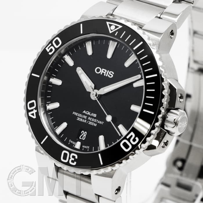 新品)ORIS オリス アクイス デイト ブラック 733 7732 4134 M