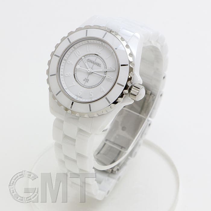 シャネル CHANEL H3442 J12 ホワイトファントム 33MM クォーツ レディース 保証書付き_951032 新品)CHANEL シャネル J12 H3442 ホワイトファントムリミテッド 33mm