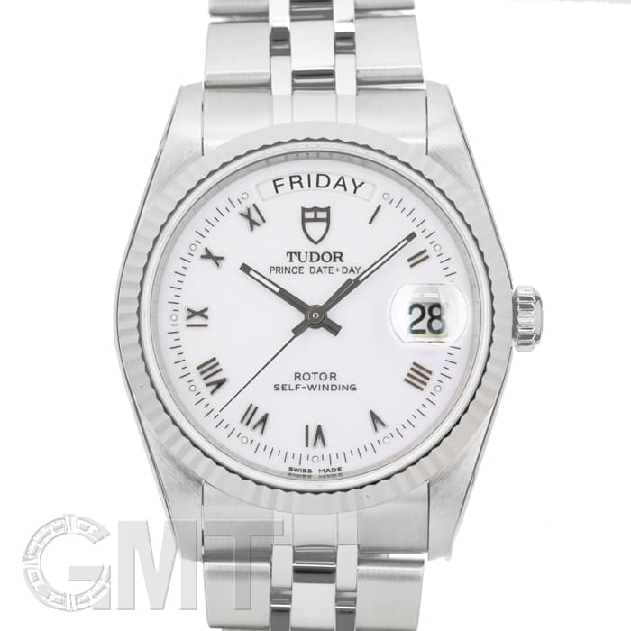 新品)TUDOR チューダー プリンス デイトデイ M76214 ホワイト ローマン
