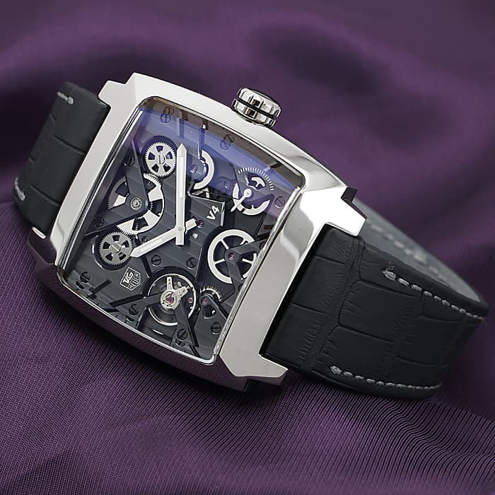 中古)TAG HEUER タグ・ホイヤー モナコ V4 チタニウム＆セラミック