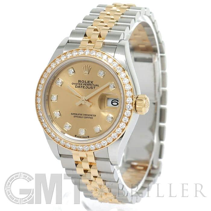 未使用)ROLEX ロレックス デイトジャスト 28 279383RBR シャンパン