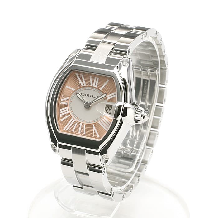 電池交換済 Cartier カルティエ ロードスター SM W62017V3 2675