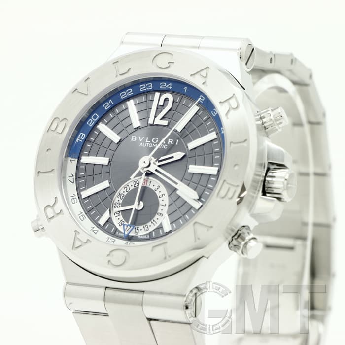 新品)BVLGARI ブルガリ ディアゴノ DG40C14SSDGMT GMT（商品ID