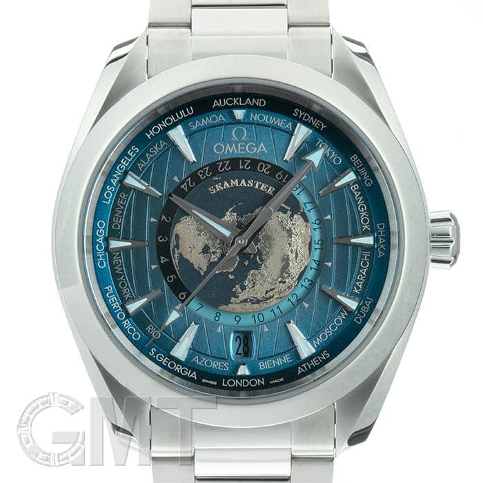 新品)OMEGA オメガ シーマスター アクアテラ GMT ワールドタイマー